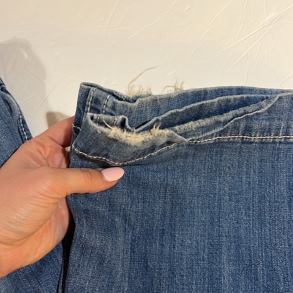 Miss me studded rhinestone jeans size 27 wide leg - Picture 3 of 11